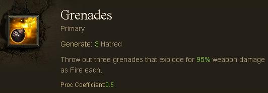 grenades