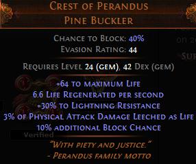 poe grest of perandus