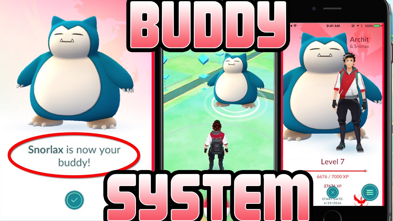 pokemon go buddy system