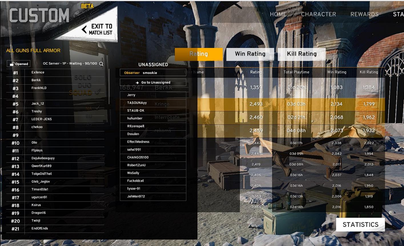 pubg custom match