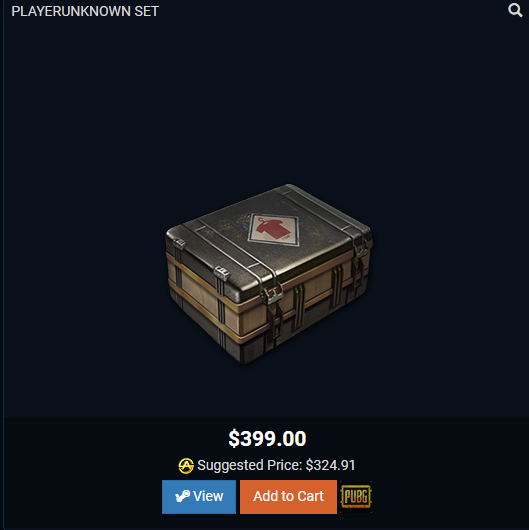 pubg crate - playerunknown set