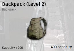 pubg stats- level 2 backpack