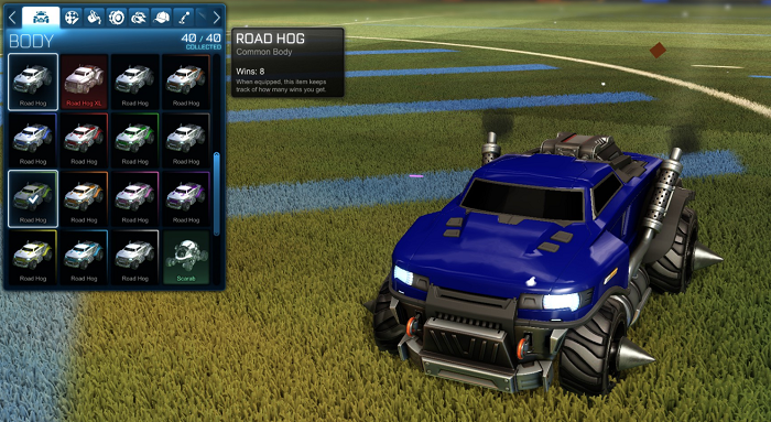 rocket league rare tradeup - new painted breakout, octane and merc-roadhog default