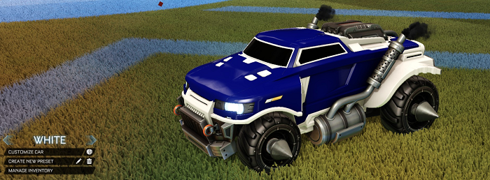 rocket league rare tradeup - new painted breakout, octane and merc-roadhog white