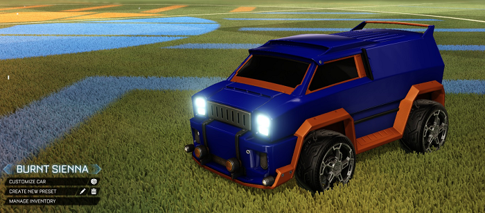 rocket league rare tradeup - new painted breakout, octane and merc-merc burnt sienna