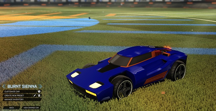 rocket league new painted cars bodies - painted breakout - burnt sienna