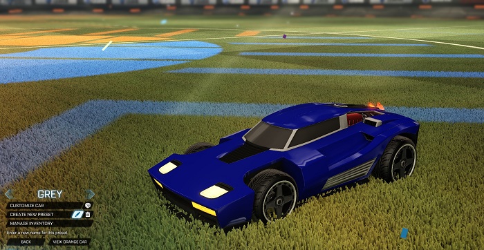 rocket league new painted cars bodies - painted breakout - grey