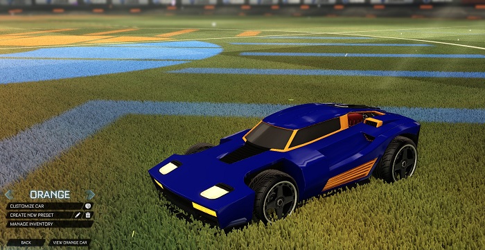 rocket league new painted cars bodies - painted breakout - orange