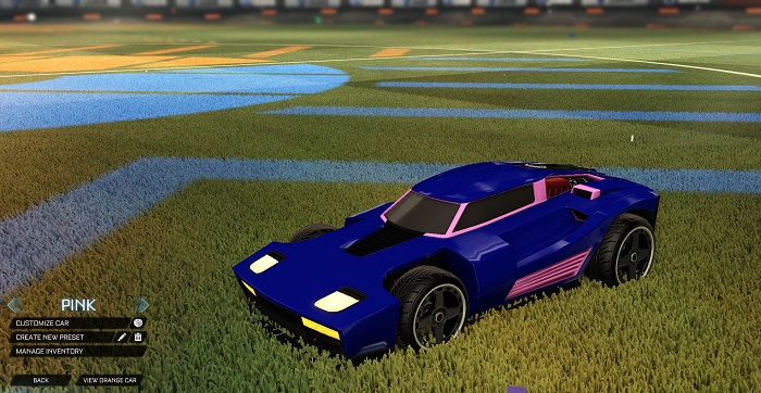 rocket league new painted cars bodies - painted breakout - pink