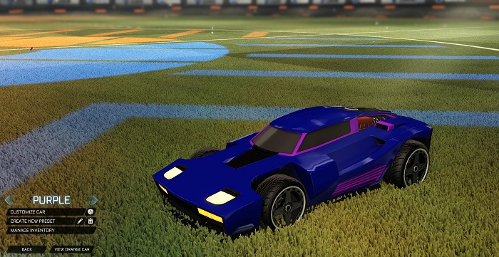 rocket league new painted cars bodies - painted breakout - purple