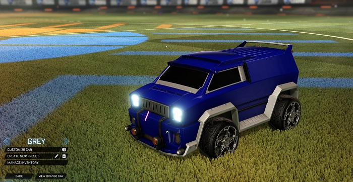 rocket league new painted cars bodies - painted merc - grey