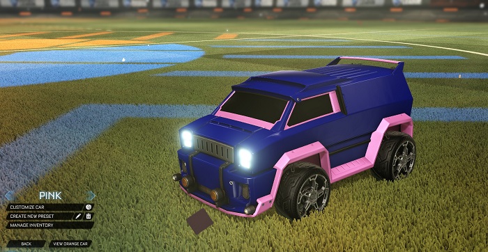 rocket league new painted cars bodies - painted merc - pink