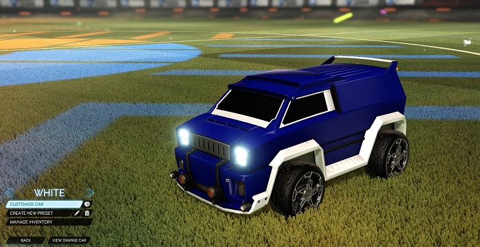 rocket league new painted cars bodies - painted merc - white