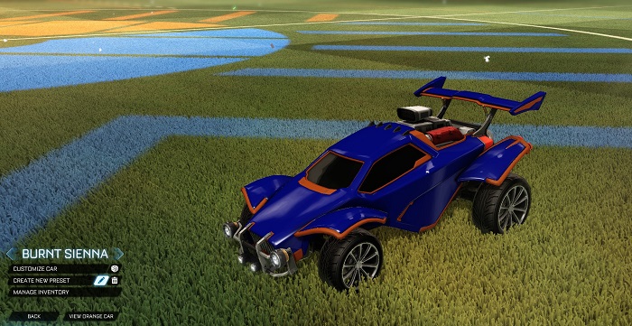 rocket league new painted cars bodies - painted octanes - burnt sienna