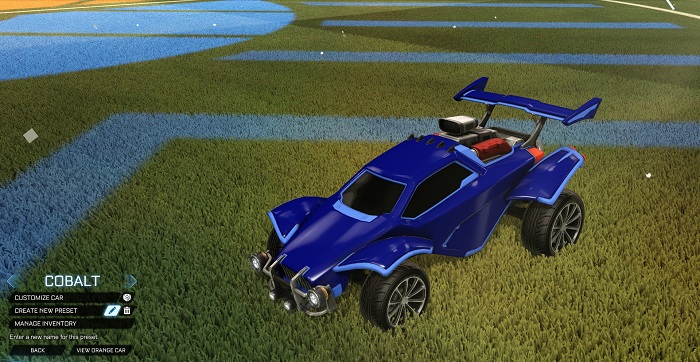 rocket league new painted cars bodies - painted octanes - cobalt