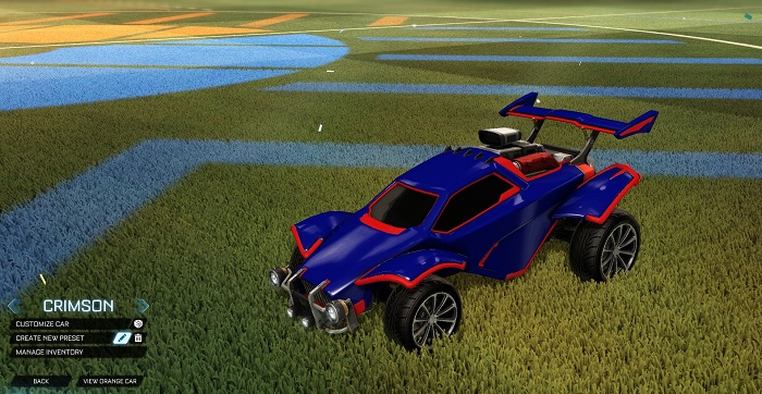 rocket league new painted cars bodies - painted octanes - crimson