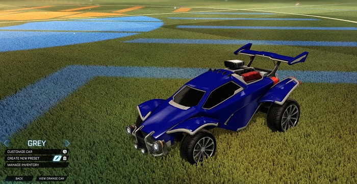 rocket league new painted cars bodies - painted octanes - grey