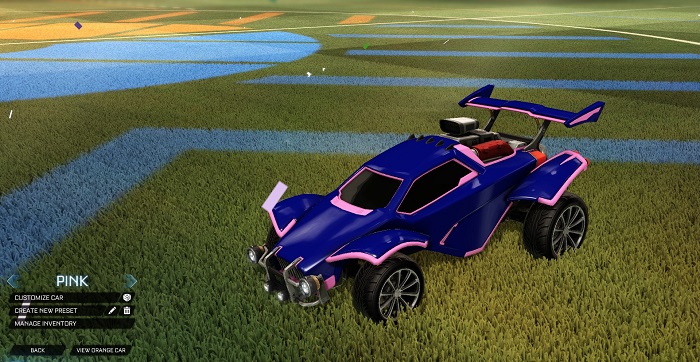 rocket league new painted cars bodies - painted octanes - pink