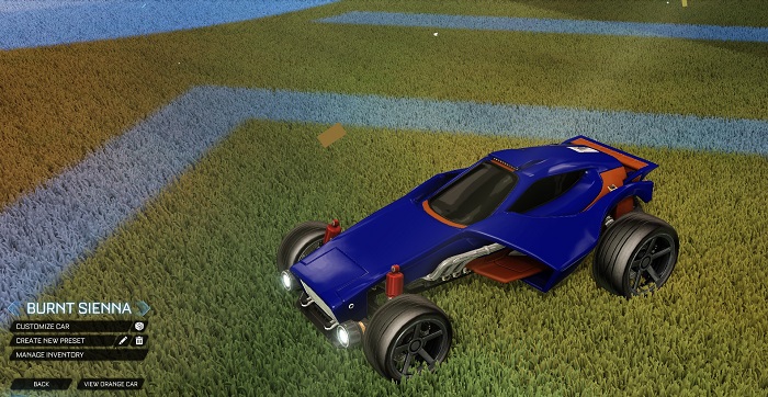 rocket league new painted cars bodies - painted venom - burnt sienna