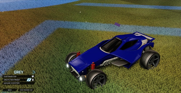 rocket league new painted cars bodies - painted venom - grey