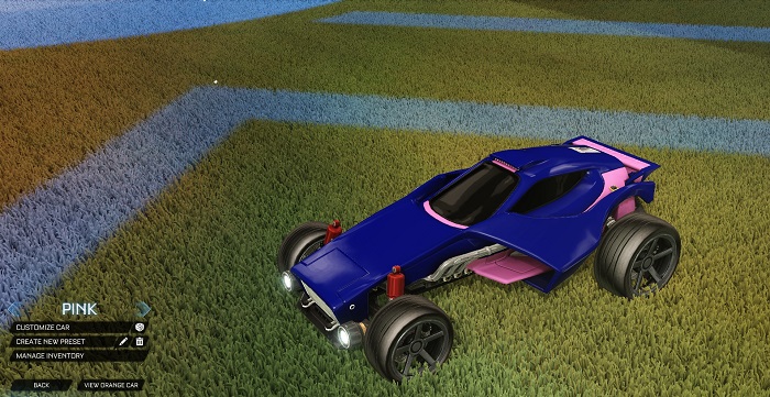 rocket league new painted cars bodies - painted venom - pink