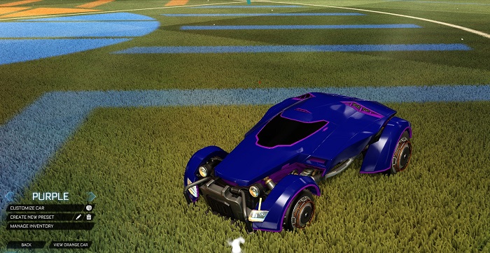 rocket league new painted cars bodies - painted x-devil - purple