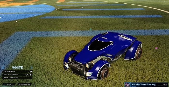 rocket league new painted cars bodies - painted x-devil - white