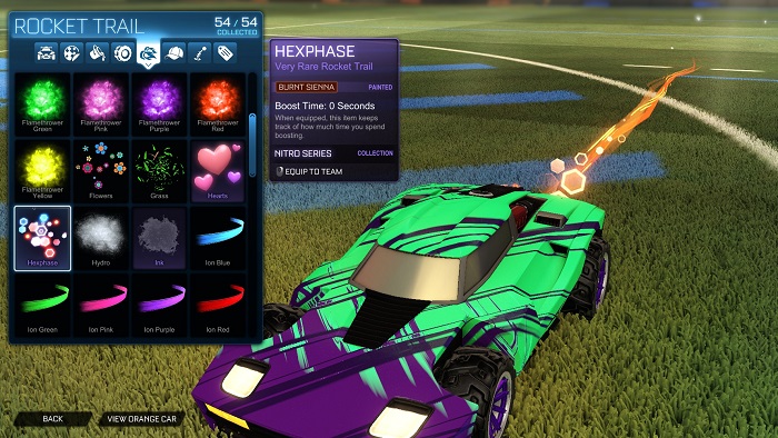 rocket league all new import painted boosts