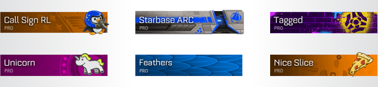 rocket league autumn update - player banners