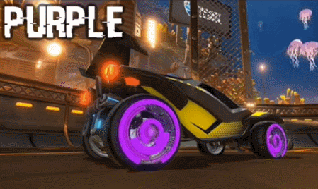 rocket league trading new all painted chrono wheels purple