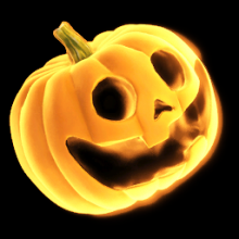 rocket league haunted hallows - rocket boost - scary pumpkin
