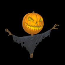 rocket league haunted hallows - toppers - scarecrow jack