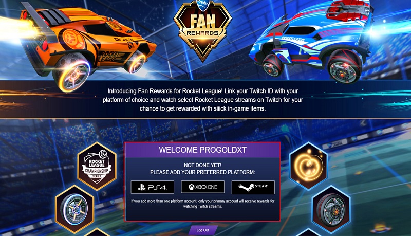 rocket league rlcs fan rewards 2