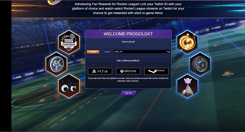 rocket league rlcs fan rewards 3