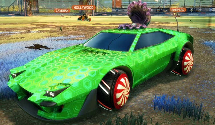 rocket league christmas crate - christmas wheels 1