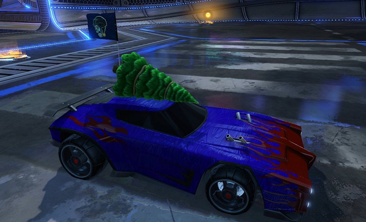 rocket league christmas crate - christmas topper