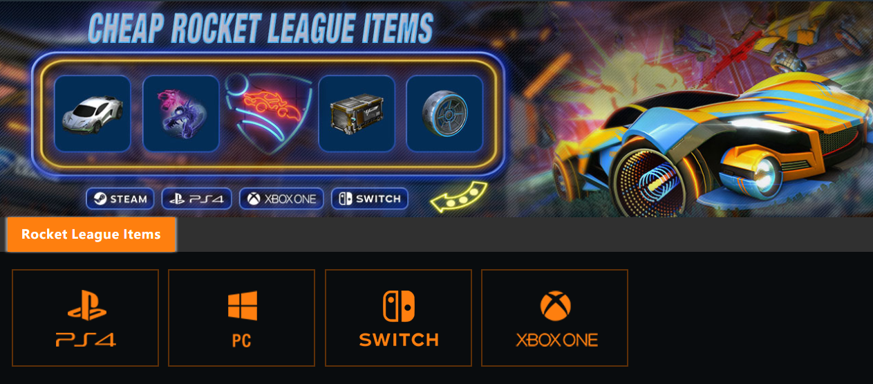 buy rocket league items - dpsvip