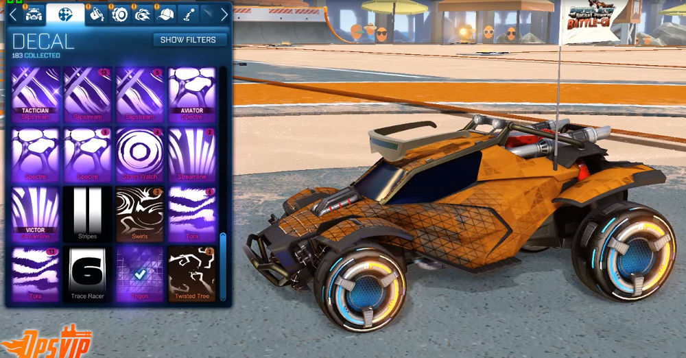 rocket league twinzer design - sarpbc-10 wheels 1