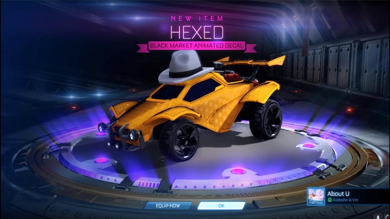 rocket league golde gees -decal 2