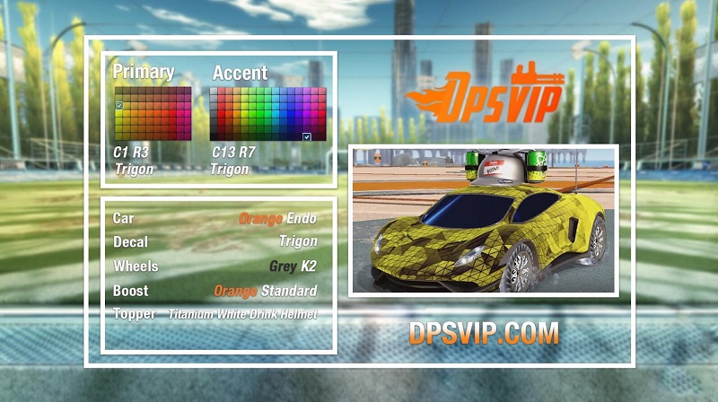 8 rocket league endo car