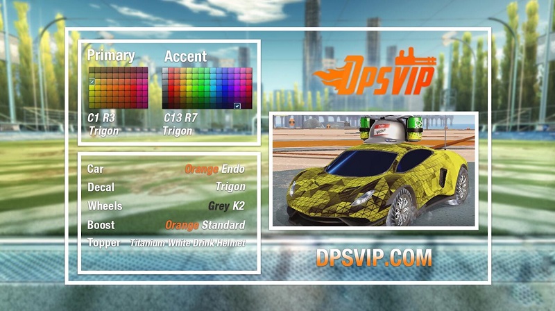 8 rocket league endo car