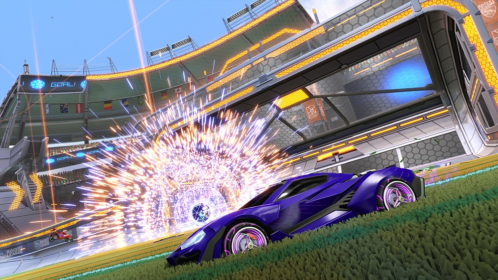 rocket league zephyr update - zephyr crate - goal explosion