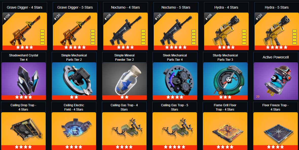 fast way to get fortnite weapons materials traps buy cheap fortnite items at - fortnite how to drop items xbox